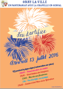 13 juillet : retraite aux flambeaux, bal et feu d&rsquo;artifice